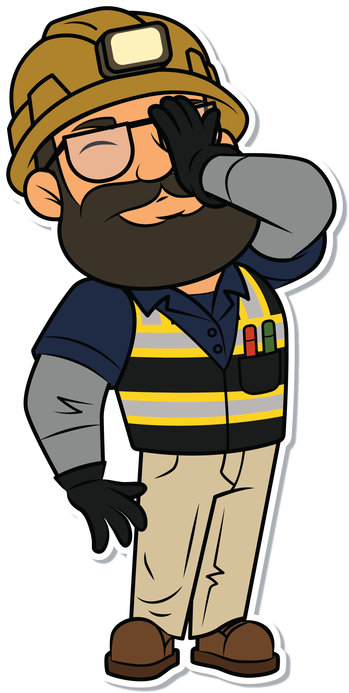 Sawyer Facepalm Sticker